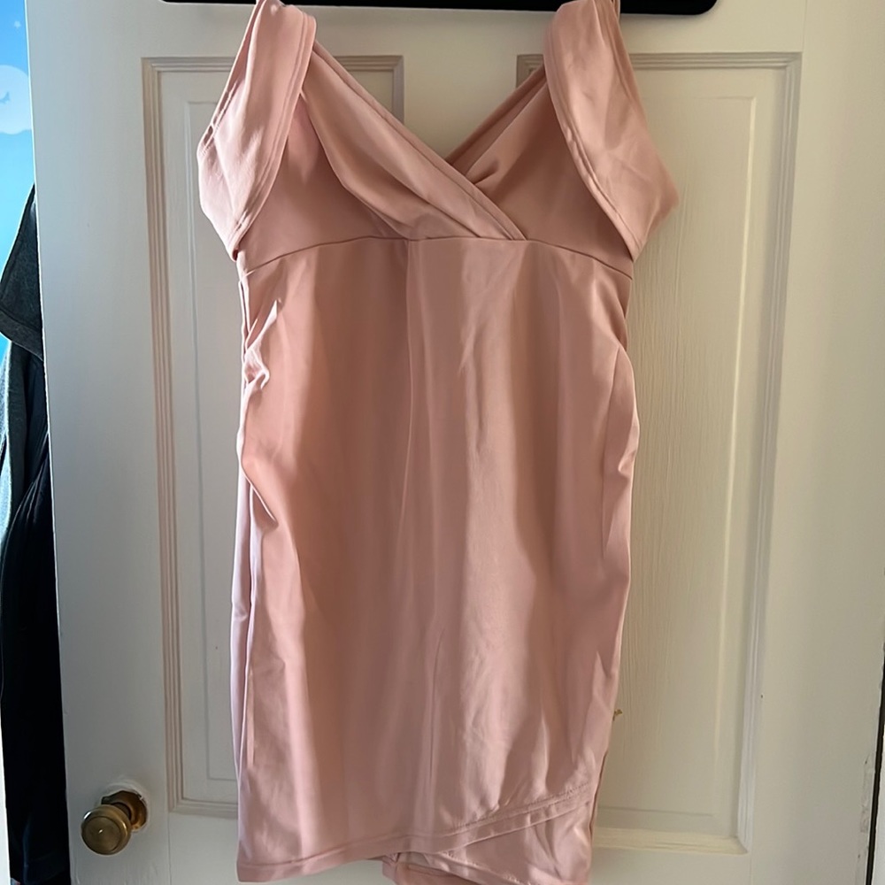 Maternity Cold Shoulder Wrap Hem Bodycon Dress